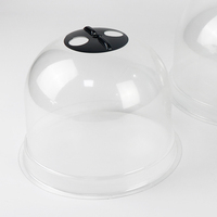 Cloche de jardin en plastique transparent réutilisable, bâche anti-humidité, protection pour plantes, pépinière