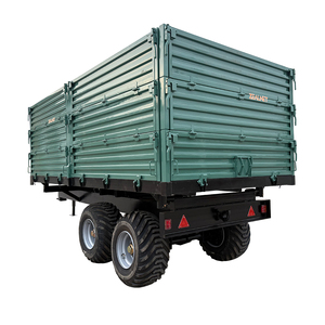 Remolque Agrícola Nuevo de 12000 kg con Capacidad de Carga de 12 Toneladas 7DRX-1200, Remolque Basculante para Tractor con <span class=keywords><strong>Eje</strong></span> Tándem - Product Image 6