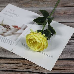 Fleur artificielle, branche unique, pivoine noble, fleur en soie, décoration douce pour la maison, salon, art floral de mariage - Product Image 5