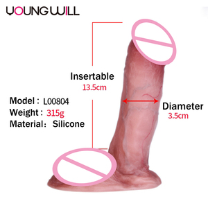 Dildo de Silicona Realista, Dildo Grande, Juguetes Sexuales para Mujeres, Consolador de Dureza y Comodidad, Dildos XXL, Juguetes Sexuales para Adultos - Product Image 2