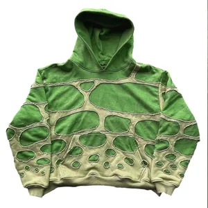 DIZNEW Custom Oversized Patch Sweatshirt Unisex Good Quality Hoodies 80 Cotton 20 Polyester Street Style Hoodies