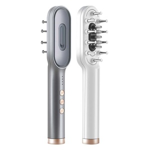 Peignes électriques lissants personnalisés avec logo, produits de soin de la peau, traitements de repousse des cheveux, lisseur de cheveux, peigne chauffant - Product Image 2