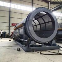 Tambour rotatif de terre végétale de machine de criblage de sable d'écran de trommel mobile résistant avec le roulement de moteur optimisé pour l'application de minerai