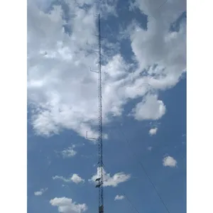 20 m 30m 60m 120 metri in acciaio triangolare zincato telecom wifi misurazione del vento torre 100m torre meteorologica