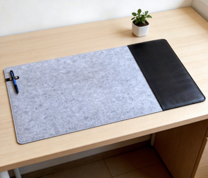Tapis de bureau en feutre de grande taille <span class=keywords><strong>antidérapant</strong></span> personnalisé en usine, tapis de souris complet <span class=keywords><strong>pour</strong></span> clavier, tapis de protection <span class=keywords><strong>pour</strong></span> ordinateur - Product Image 2