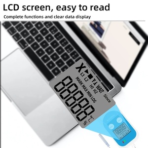 TempU7B <b>Temperature</b> & Humidity Recorder LCD Display <b>Data</b> <b>Logger</b> with Alarm & Press-to-Start for Cold Chain Transportation - Product Image 4