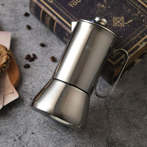 Cafetera <span class=keywords><strong>moka</strong></span> de acero inoxidable, 6 tazas, adecuada para todas las placas, con un diseño atractivo - Product Image 6