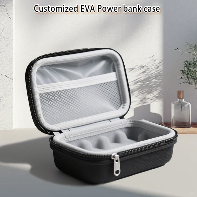 Customizable EVA Hard Shell Portable Power Bank Case Waterproof Dustproof Moisture-Proof Shockproof Durable Custom Color & Size