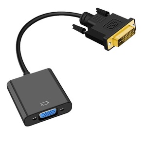 DVI-D 24+1 <span class=keywords><strong>VGA</strong></span> Adaptör Dönüştürücü 1080p Dizüstü Bilgisayar Monitörü Projektör Frekansı Twisted Pair PVC DVI <span class=keywords><strong>VGA</strong></span> Adaptörü - Product Image 1