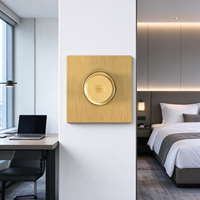 Contrôleur de vitesse de ventilateur pour hôtel et maison, interrupteur de commande de ventilateur électrique en matériau durable, variateur mural