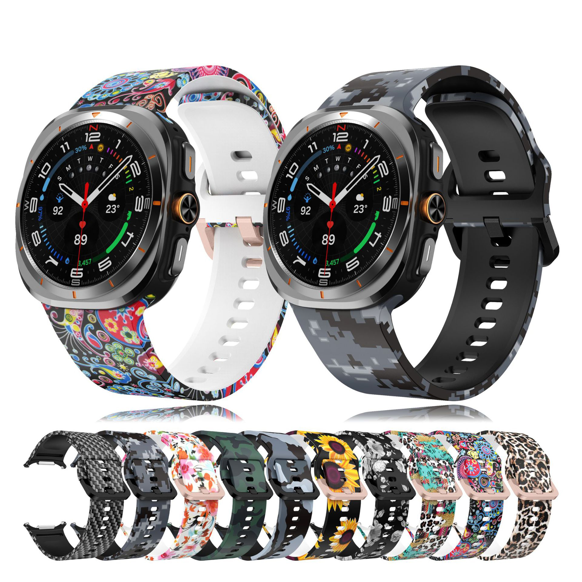Силиконовый ремешок для часов Samsung