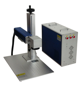 Petite machine de marquage laser à fibre automatique CO2 Galvo pour pneus, portable, à prix abordable, machine de marquage laser d'Inde avec laser rotatif - Product Image 1