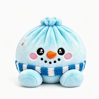 Nouveau jouet anti-stress en peluche en forme de dumpling - Adorable dumpling à presser avec panier vapeur