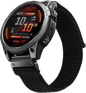 Correa de Reloj de Nailon de 22 mm de Ajuste Rápido para Garmin Fenix 5/Fenix <span class=keywords><strong>6</strong></span>/Fenix 7/Fenix 8 E 47mm/Fenix 7 Pro/<span class=keywords><strong>6</strong></span> Pro/5 <span class=keywords><strong>Plus</strong></span>/Approach S60/S62 - Product Image 2