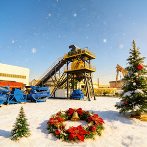 Centrale à béton portative de 60 mètres cubes pour le mélange d'agrégats et de béton - Product Image 6