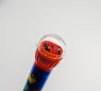 Marqueur double pointe multicolore 2-en-1 avec tampon roulant pour l'art et l'artisanat des enfants
