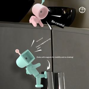 Магнитный светодиодный ночник «Мини-робот» на батарейках, настольный светильник-книжка, декоративные строительные блоки, атмосферный светильник - Product Image 3