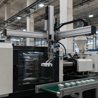 Manipulateur robotisé à portique à guidage linéaire sur trois axes XYZ, entraîné par vis à billes de haute précision, pour machine CNC d'injection plastique