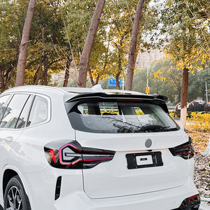 Bmw X3 G01 Rear Spoiler Piano Black Carbon Fiber Texture Ducktail Trunk Wing 2018+ - Product Image 2