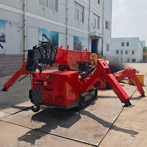 Gru a ragno semovente JiuSheng <span class=keywords><strong>da</strong></span> 3-5 tonnellate per interni, con sistema completamente idraulico a benzina, per cantieri edili - Product Image 2