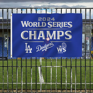 الأكثر مبيعًا لافتات مخصصة لفريق 3x5FT MLB Dodgers طباعة رقمية بوليستر أعلام - Product Image 3