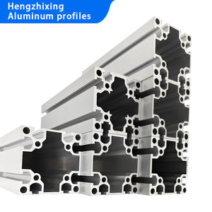 Profilo in Alluminio Europeo 80160 con Scanalatura a T per Recinzioni Industriali, Servizio di Taglio, Argento Bianco, Temperatura T3-T8, Forma Quadrata - Product Image 3