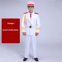 Tenue de performance personnalisée avec drapeau national, uniforme de performance personnalisable pour capitaine d'avion, uniformes verts pour steward