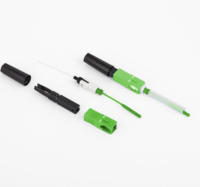Connecteur rapide à fibre optique réutilisable à faible perte d'insertion 58mm SC APC SC UPC thermofusible pour FTTH