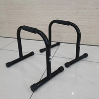Barres de musculation en métal durables avec poignées antidérapantes pour l'entraînement à domicile de la poitrine et des triceps