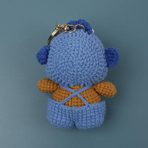 Llavero de ganchillo hecho a mano con diseño de capibara, encantador, mini, lindo, amigurumi, colgante de animal, muñeco, adorno para bolso, venta al por mayor - Product Image 4