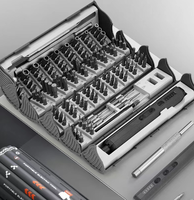 Ensemble de tournevis multifonctionnels 138 en 1, mini perceuse électrique rechargeable à piles pour la réparation d'ordinateurs