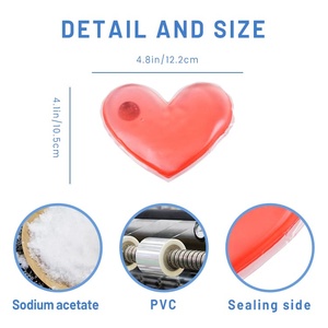 Calentador <span class=keywords><strong>de</strong></span> Manos <span class=keywords><strong>de</strong></span> Gel <span class=keywords><strong>de</strong></span> PVC Reutilizable, Instantáneo y Portátil, en Forma <span class=keywords><strong>de</strong></span> Corazón, para Alivio del Dolor en Invierno, Actividades al Aire Libre, Camping, Viajes y <span class=keywords><strong>Fisioterapia</strong></span> - Product Image 4