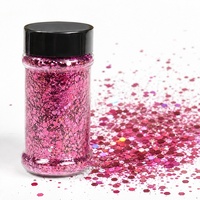 Vente en gros de paillettes holographiques épaisses en vrac, 24 couleurs, en pots shaker de 2 oz, pour la résine, les gobelets, le slime et les créations de Noël