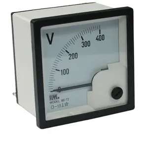 Instrumen Kumparan Bergerak Voltmeter DC 72*72 400V