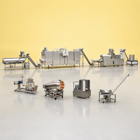 Ligne d'extrusion à double vis pour aliments pour animaux de compagnie, 1000 kg par heure, automatique, en acier inoxydable de qualité alimentaire