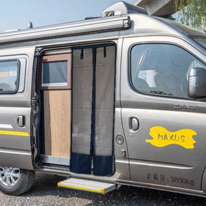 Cortina para Puerta de Autocaravana Xinjun Yingxiang, 420DPA Teslin, Negra, Protector Solar Flexible, para Uso en Vehículos de Camping - Product Image 1