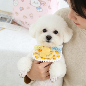 [618] Accesorios para mascotas, baberos para gatos, pañuelos para perros, bonitos pañuelos para la saliva de perros pequeños para el verano. - Product Image 1