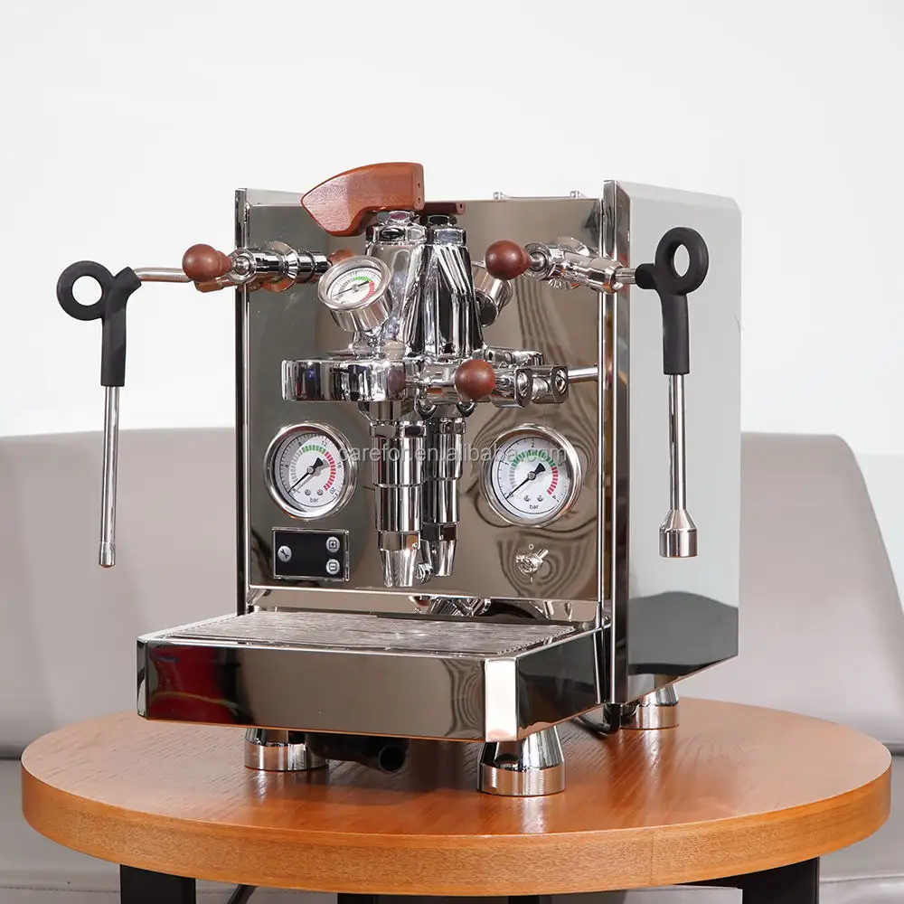 Mesin pembuat kopi, mesin pembuat kopi espreso layar sentuh 20 9 Bar otomatis profesional 1,6l
