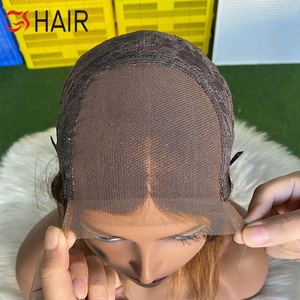 GS Wholesale Perruque courte <span class=keywords><strong>bob</strong></span> en cheveux vierges brésiliens, avec mèches, couleur blonde, bouclée, lace front, 13x4 13x6, perruques en cheveux humains - Product Image 3