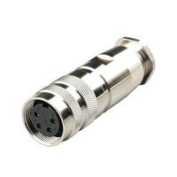 Prises mâles étanches en laiton de type vis M16 IP67 2-24P Femelle/Mâle pour applications automobiles et aérospatiales