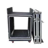 Châssis d'amplificateur de console de mixage professionnel OEM 16U, boîtier de rangement, caisse d'aviation, armoire 12U audio, équipement de scène 8U