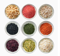 Gedroogde aardbeienjamblokjes, natuurlijke fruitsmaak, aangepaste verpakking, groothandelsprijs voor bakkerij, desserttopping