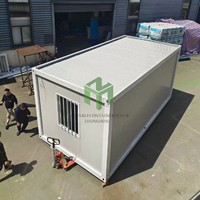 Studio modulaire en conteneur de 20 pieds, petit bureau préfabriqué, maison-conteneur avec salle de bain, atelier moderne, centre commercial