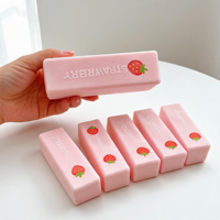 Jouet Squishy réaliste en forme de beurre, en mousse PU de silicone à remontée lente, à presser, saveur fraise salée, sensoriel anti-stress, mini pour le bureau