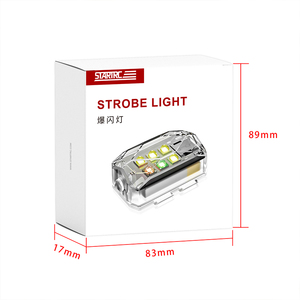 ไฟแฟลชโดรนอเนกประสงค์ STARTRC 120 ลูเมน มองเห็นได้ไกล 5 กม. แบตเตอรี่แบบชาร์จได้ 250mAh ตัวเครื่องทำจากพลาสติก PC คุณภาพสูงสำหรับการบินกลางคืน - Product Image 3