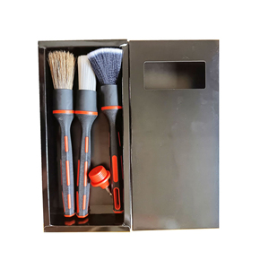 Lot de 3 brosses de nettoyage <span class=keywords><strong>pour</strong></span> <span class=keywords><strong>perceuse</strong></span>, en poils de sanglier, <span class=keywords><strong>pour</strong></span> le detailing automobile, les <span class=keywords><strong>a</strong></span>érateurs intérieurs et les jantes de roues, compatible avec les nettoyeurs électriques - Product Image 5