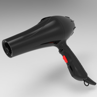 Sèche-cheveux professionnel ionique pour hôtel, diffuseur soufflant, machine de salon tout-en-un, souffleur électrique avec réglages chaud/froid, pour usage domestique et VR