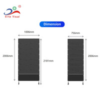 Display LED Pubblicitario Durevole P1.25-P3.91, Insegna Digitale a Colori HD per Eventi Indoor e Noleggio