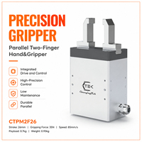 Pince parallèle électrique CTPM2F26 pour l'automatisation du chargement et du déchargement robotisé et l'asservissement de machines CNC