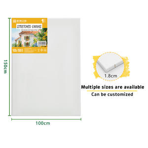 <span class=keywords><strong>Lienzos</strong></span> 100% Algodón <span class=keywords><strong>para</strong></span> <span class=keywords><strong>Pintar</strong></span>, Lienzo Estirado Grande con Triple Imprimación, Suministros de Arte <span class=keywords><strong>para</strong></span> Pintura al Óleo y Acrílica - Product Image 2